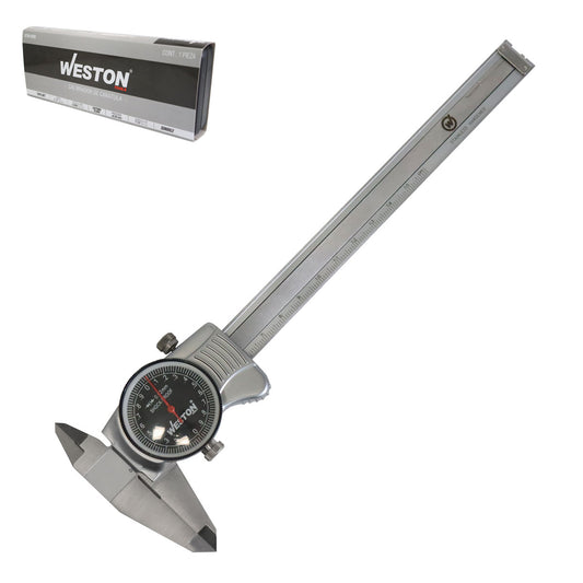 Calibrador Vernier de Carátula Tipo MT Acero INOX 0-150mm / ±0.03 mm / 0.02 mm | STW-9390