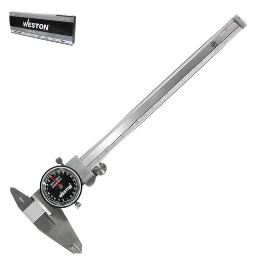 Calibrador de Carátula a PRUEBA de GOLPES Acero INOX 0-200mm / ±0.03 mm / 0.02 mm | STW-9397
