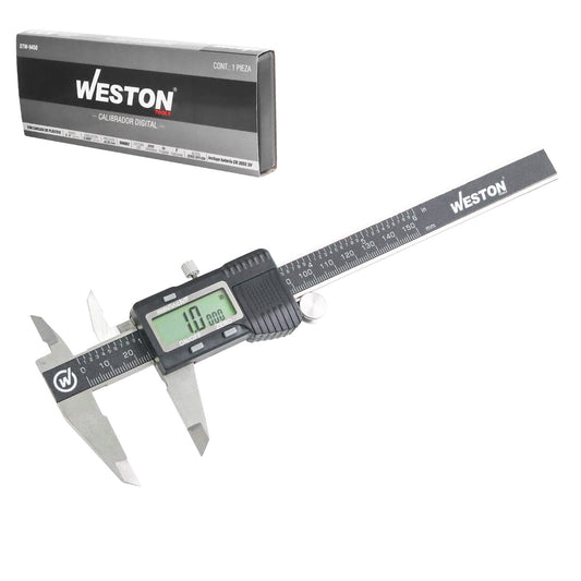 Calibrador Digital Acero Inoxidable CARCASA PLASTICA 6" | STW-9450