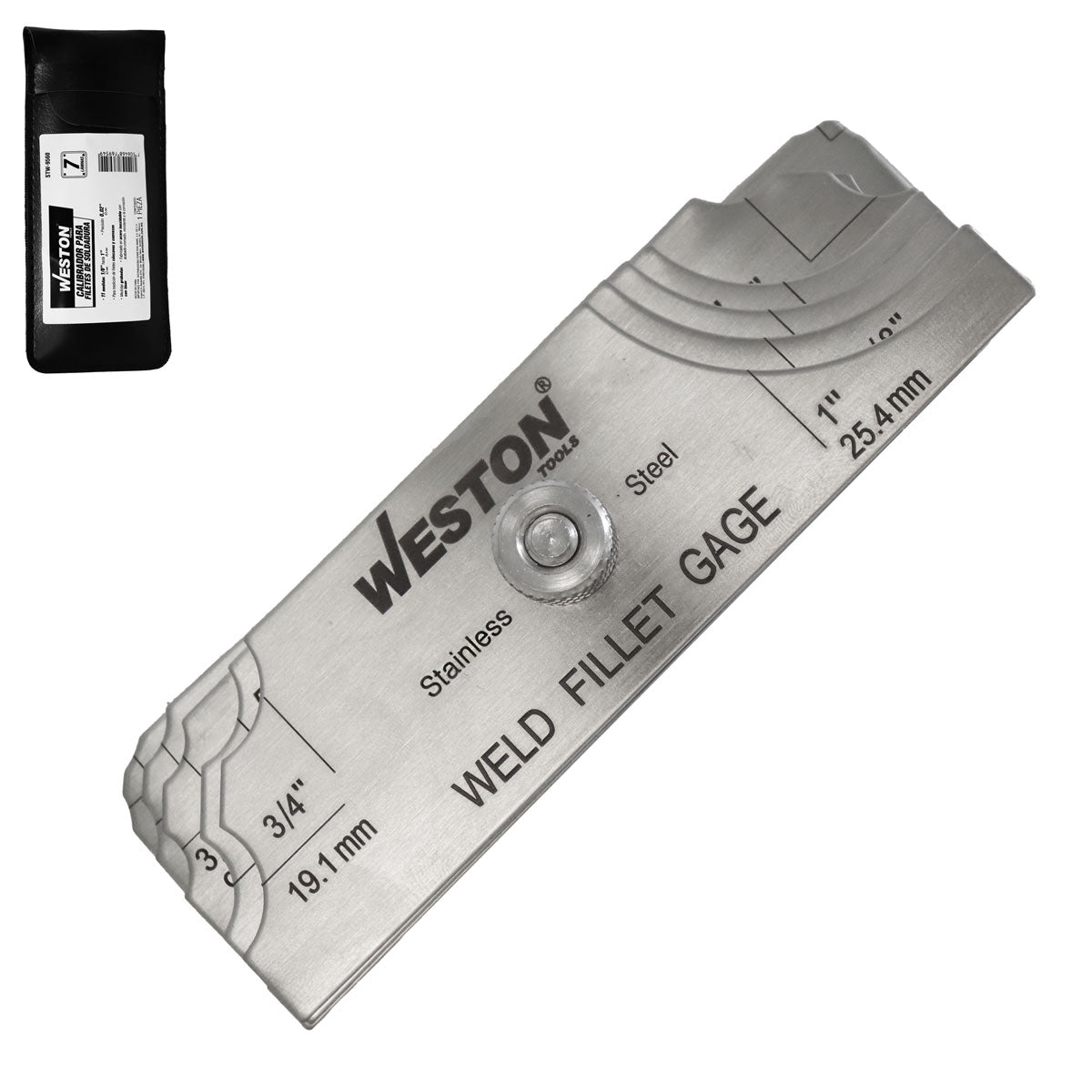 Calibrador para Filetes de Soldadura 1/8" - 1" | STW-9560