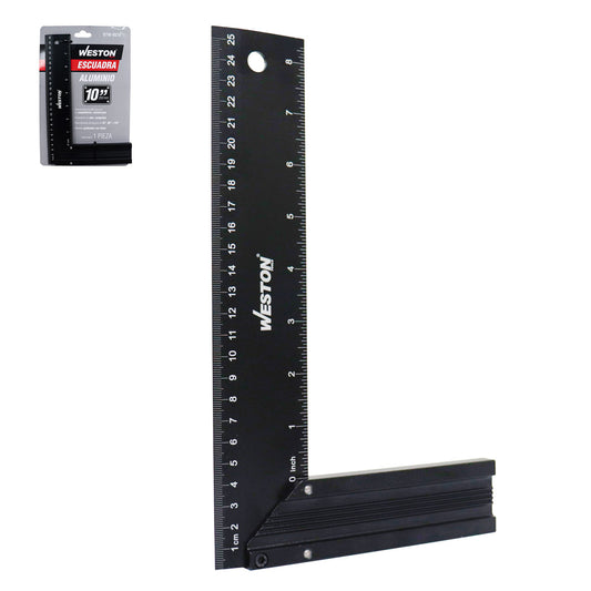Escuadra de Aluminio Uso Rudo con Base Amplia 10'' x 60MM | STW-9570