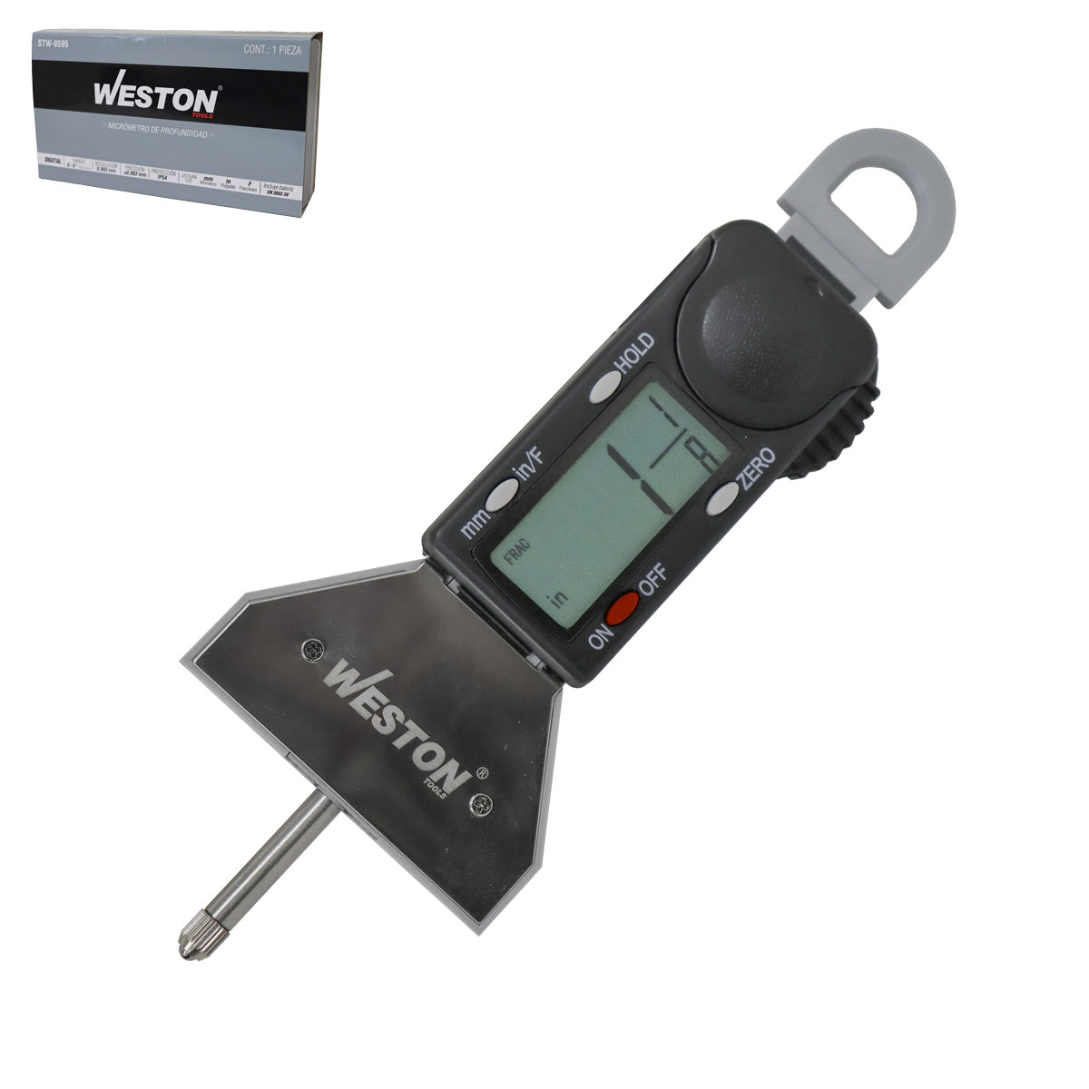 Micrómetro de Profundidad Digital 6" | STW-9595