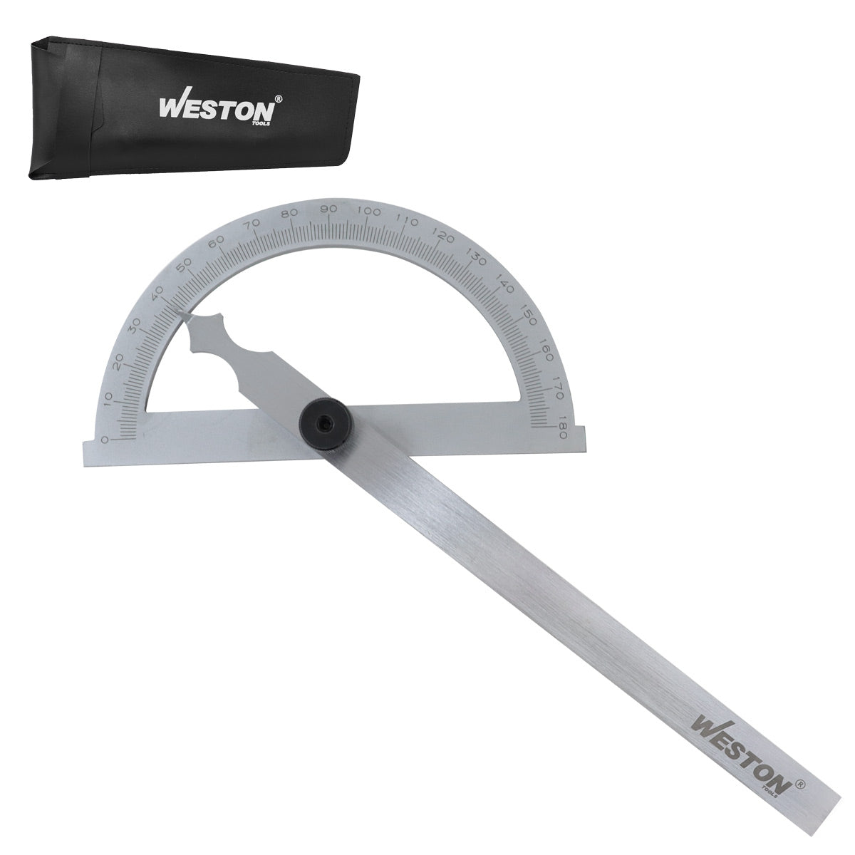 Transportador con Regleta 180° 120 x 150MM | STW-9685