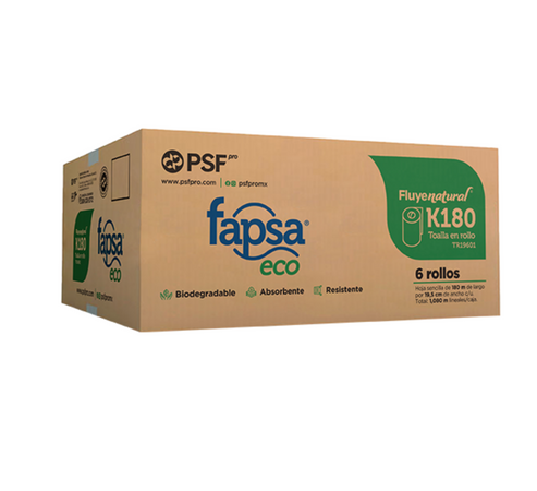D/ ROLLO CAFE FAPSA ECO K180 C/6 ROLLOS