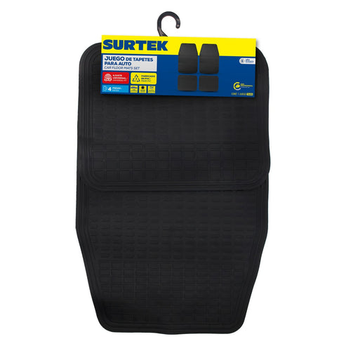 Juego De Tapetes Para Auto, 4 Piezas, Surtek TA4N