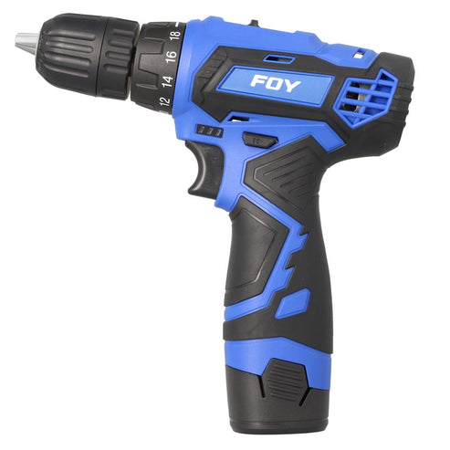 Taladro/atornillador 3/8 Batería De Litio-Ion 12 V, 30 Nm, Foy TI312