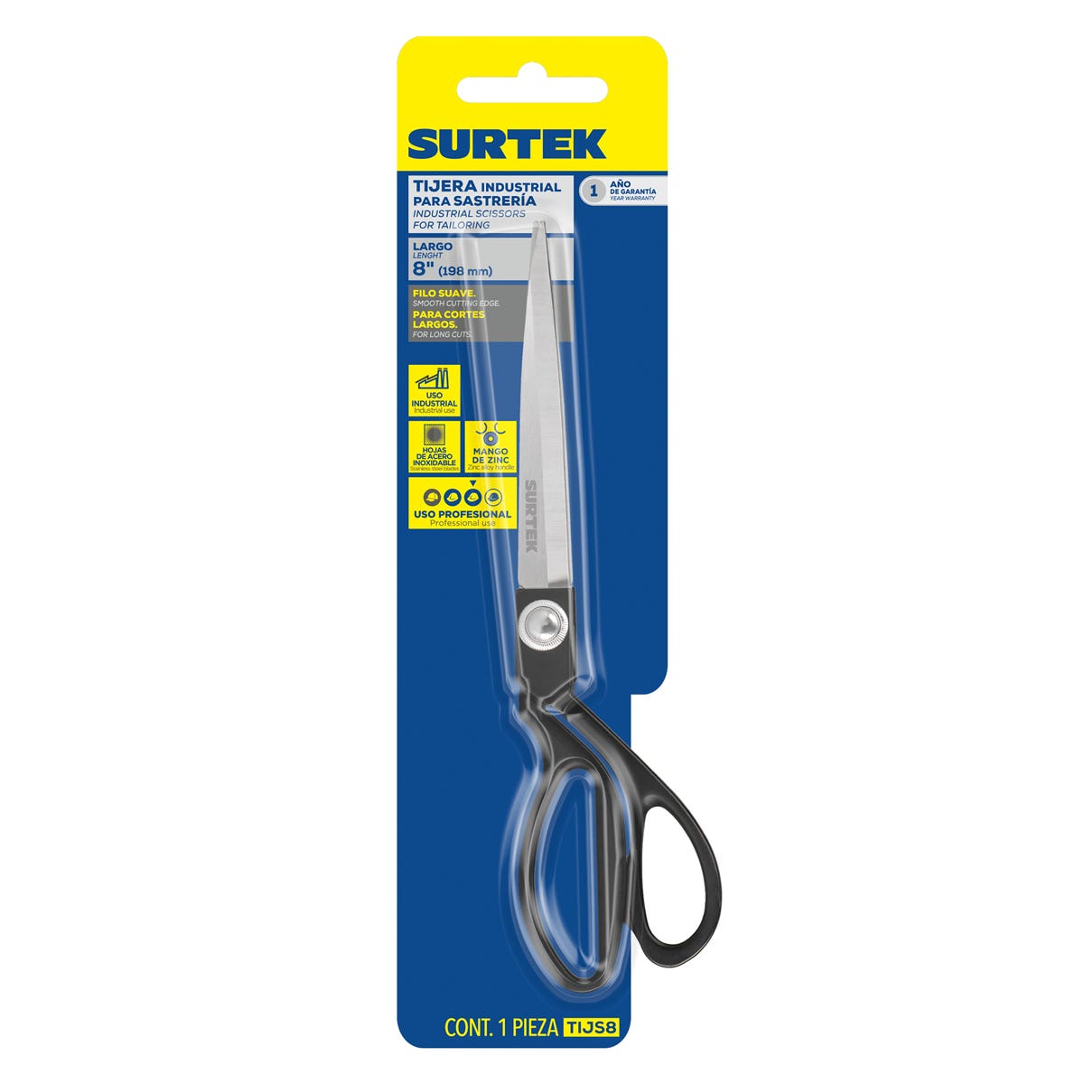 Tijeras Industriales 8, Surtek TIJS8