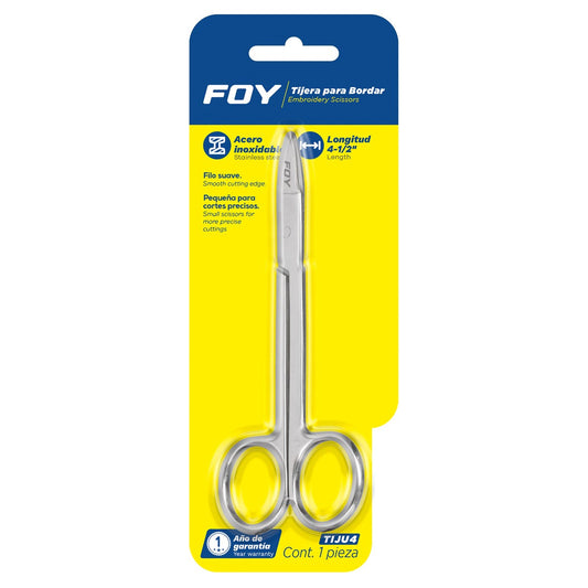 Tijeras Para Uñas 4-1/2, Foy TIJU4