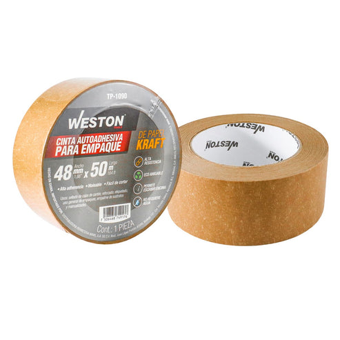 Cinta De Papel Kraft Autoadhesiva 48MM x 50M | TP-1090