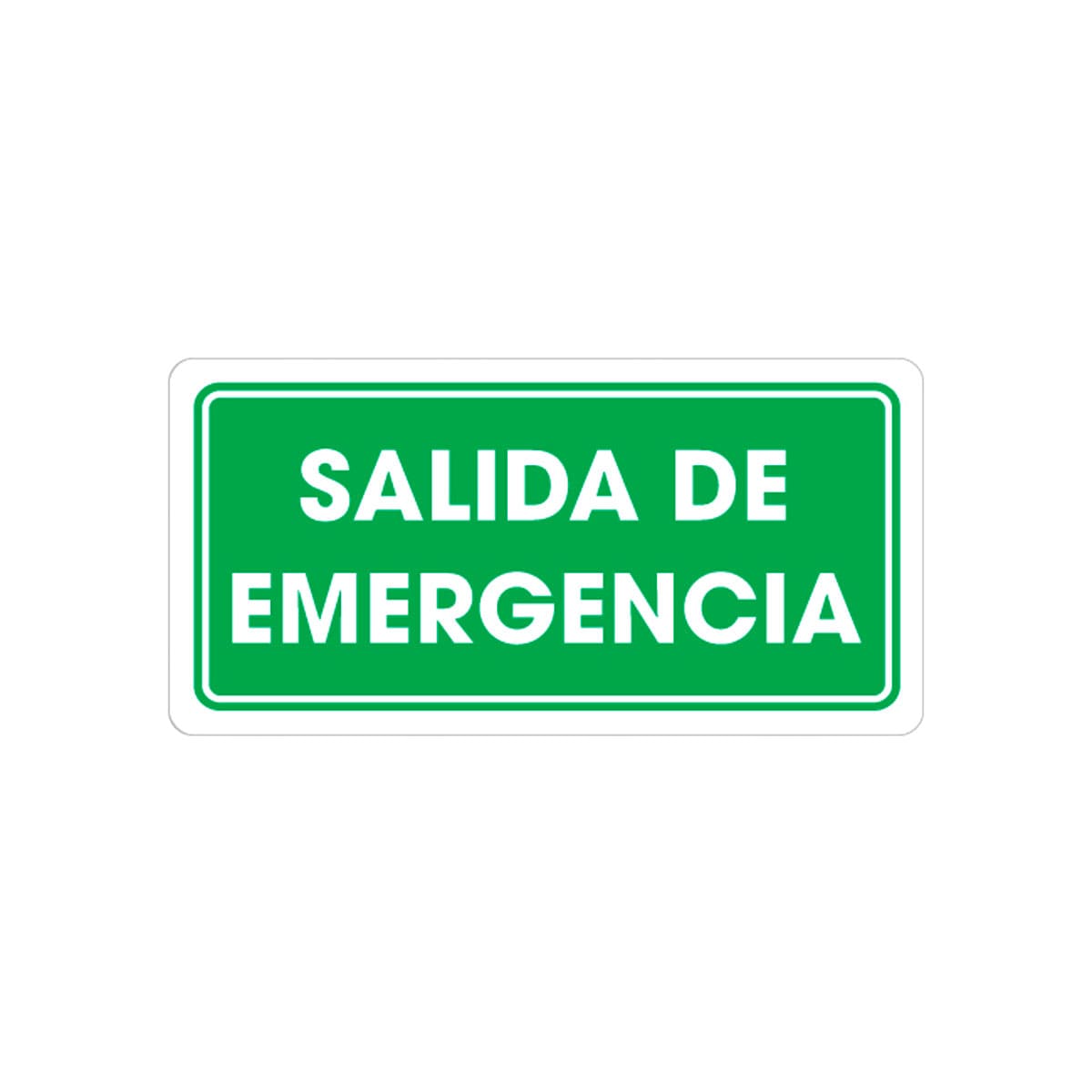 Señalamiento Salida Emergencia 15 x 30CM | TS-0015