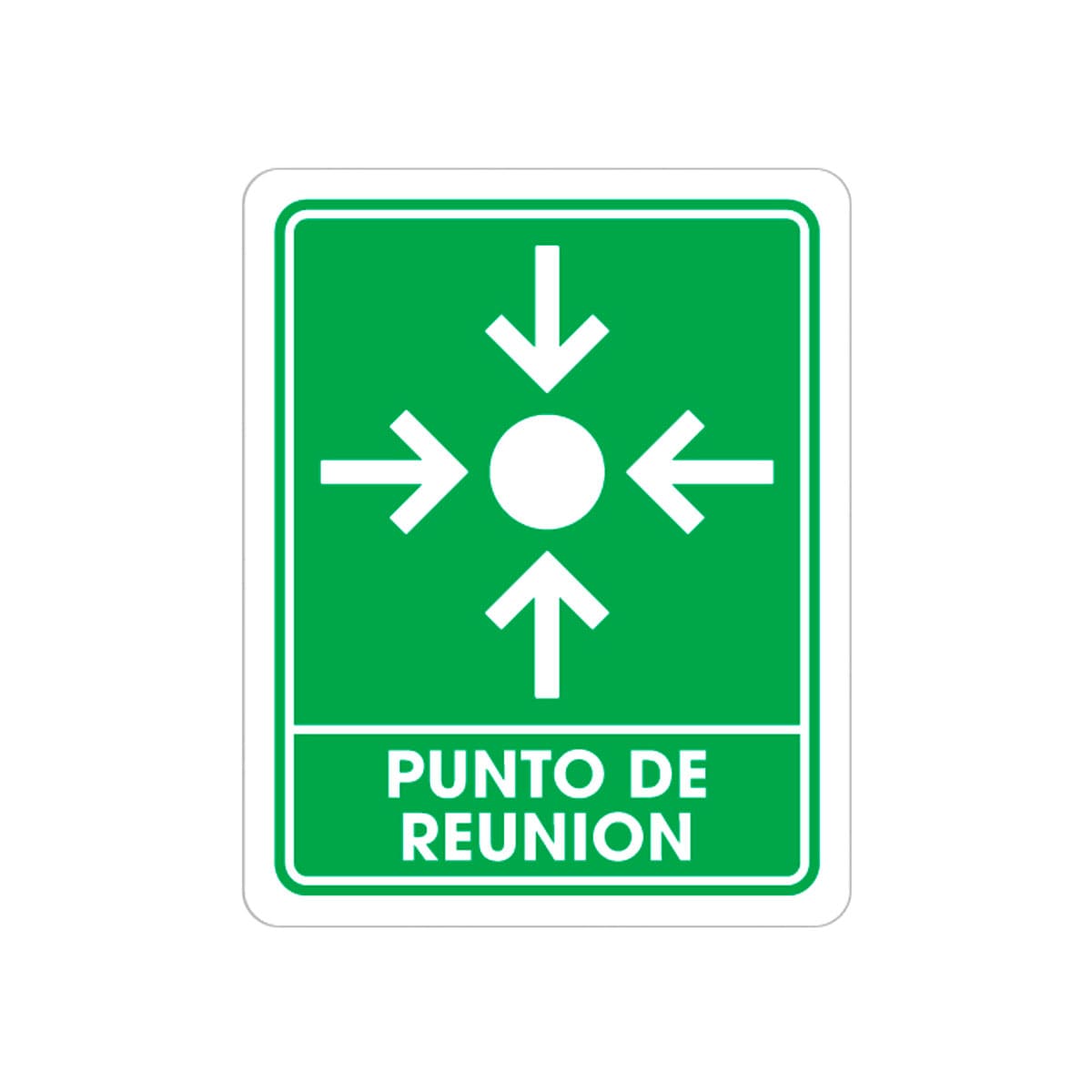 Señalamiento Punto De Reunión 25 x 35CM | TS-0030