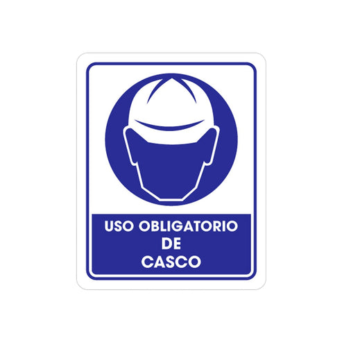 Señalamiento Uso De Casco 25 x 35CM | TS-0065