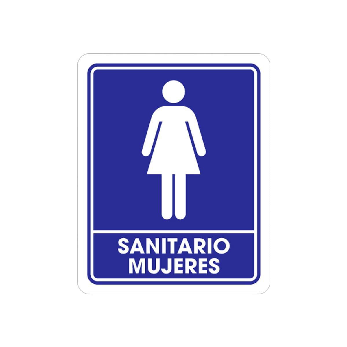 Señalamiento Sanitario Mujeres 25 x 35CM | TS-0085