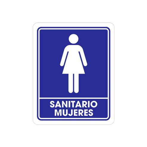 Señalamiento Sanitario Mujeres 25 x 35CM | TS-0085