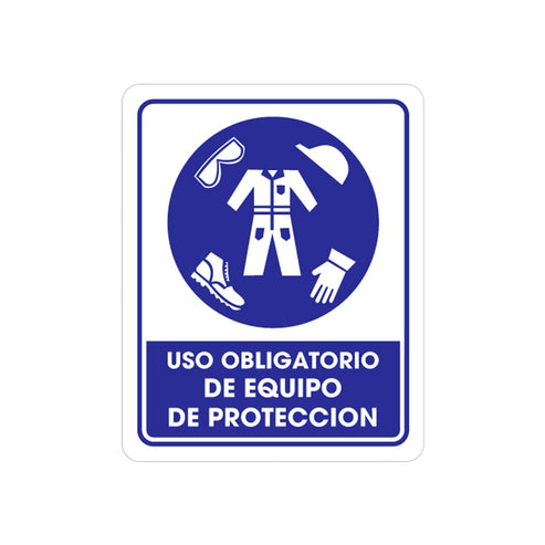 Señalamiento Equipo De Protección 25 x 35CM | TS-0110