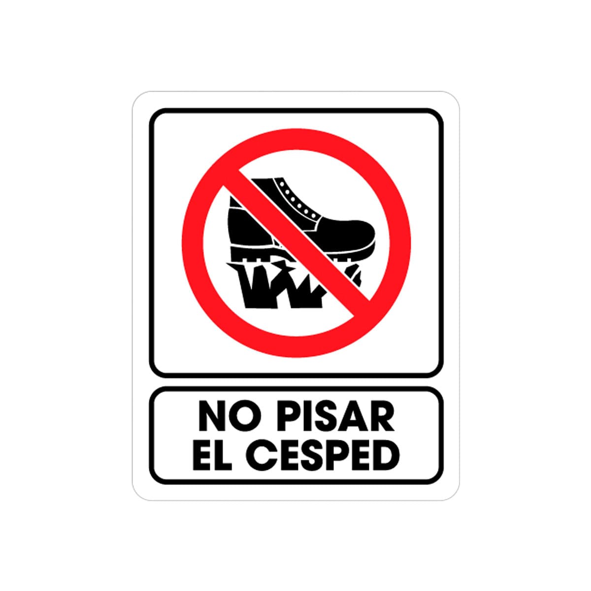 Señalamiento No Pise El Pasto 25 x 35CM | TS-0120
