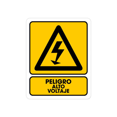 Señalamiento Peligro Alto Voltaje 25 x 35CM | TS-0160