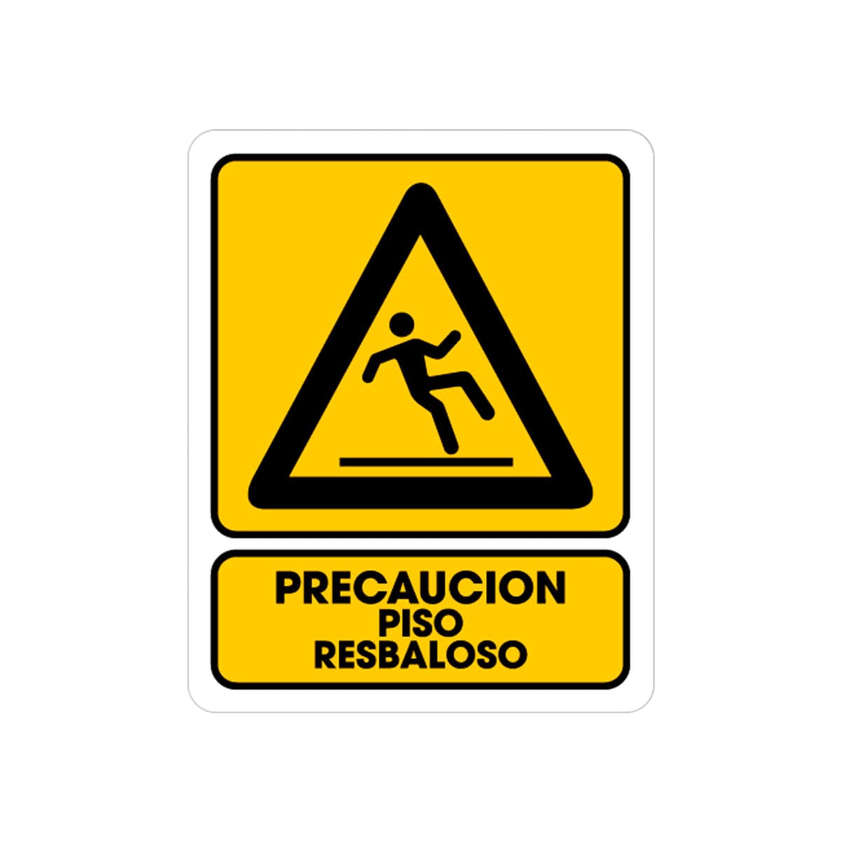 Señalamiento Piso Resbaloso 25 x 35CM | TS-0170