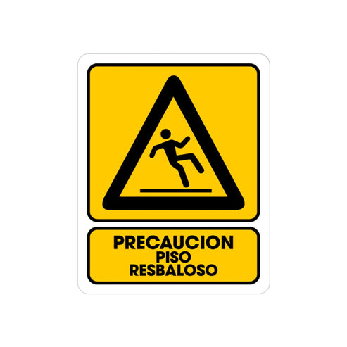 Señalamiento Piso Resbaloso 25 x 35CM | TS-0170