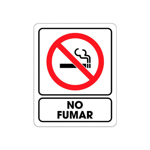 Señalamiento No Fumar 25 x 35CM | TS-0200