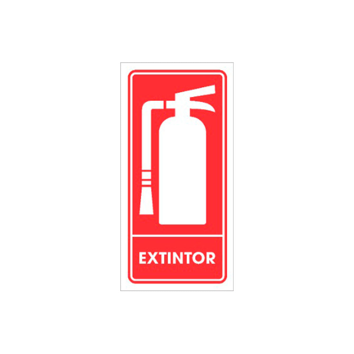 Señalamiento Extintor Vertical 15 x 30CM | TS-0245