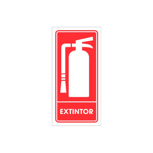 Señalamiento Extintor Vertical 15 x 30CM | TS-0245