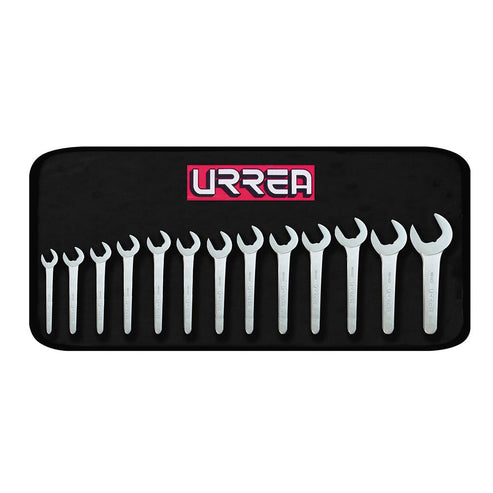 Juego De Llaves De Servicio Satinadas En Pulgadas, 13 Piezas, Urrea U3500B