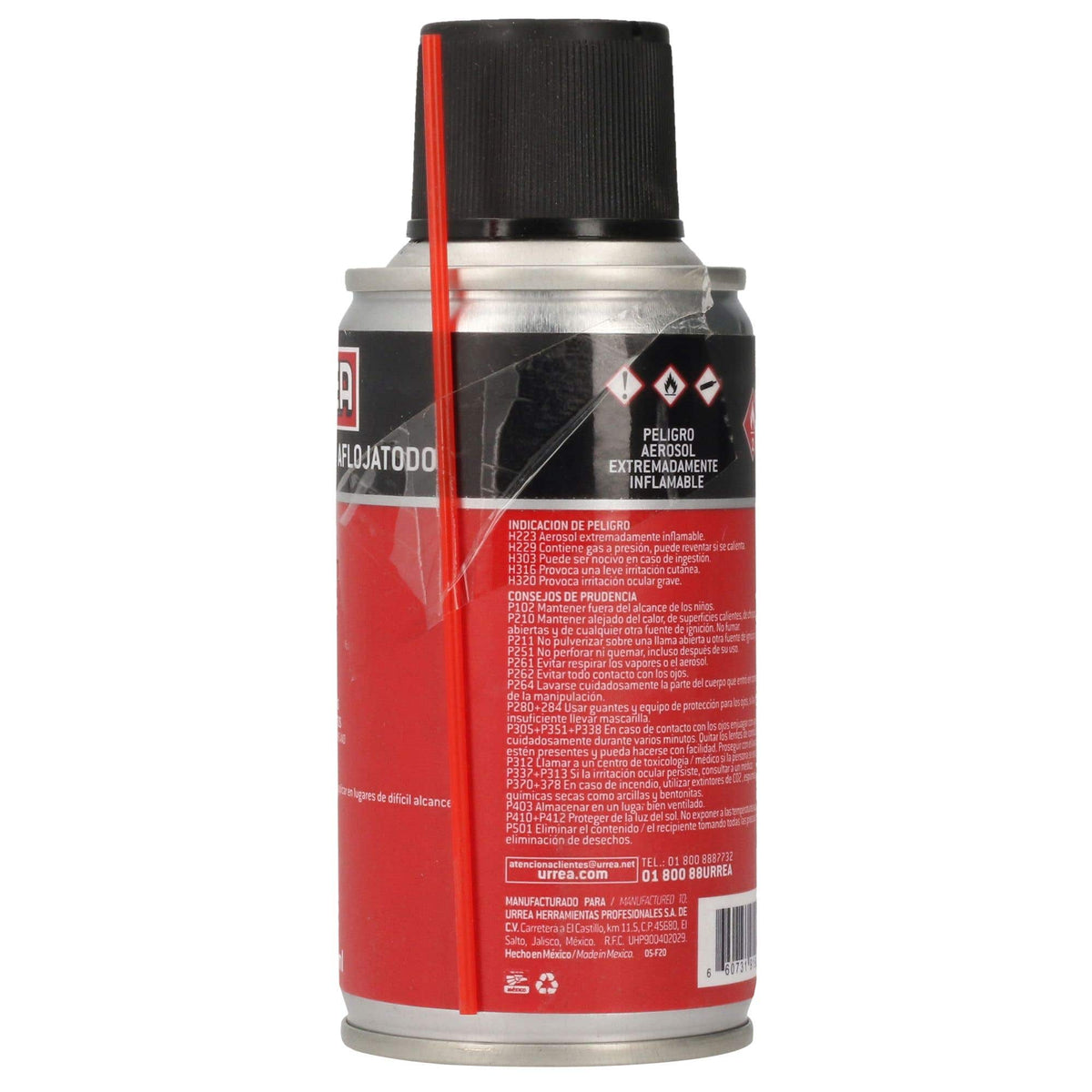 Aceite Aflojatodo Dieléctrico 110 ml, Urrea U40A
