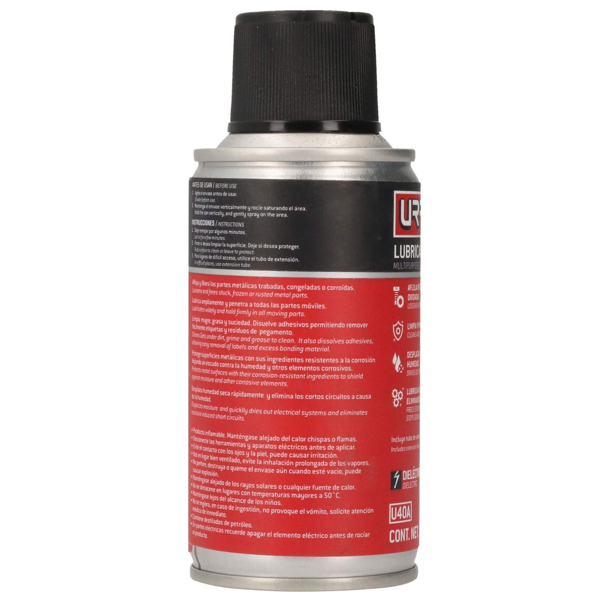 Aceite Aflojatodo Dieléctrico 110 ml, Urrea U40A