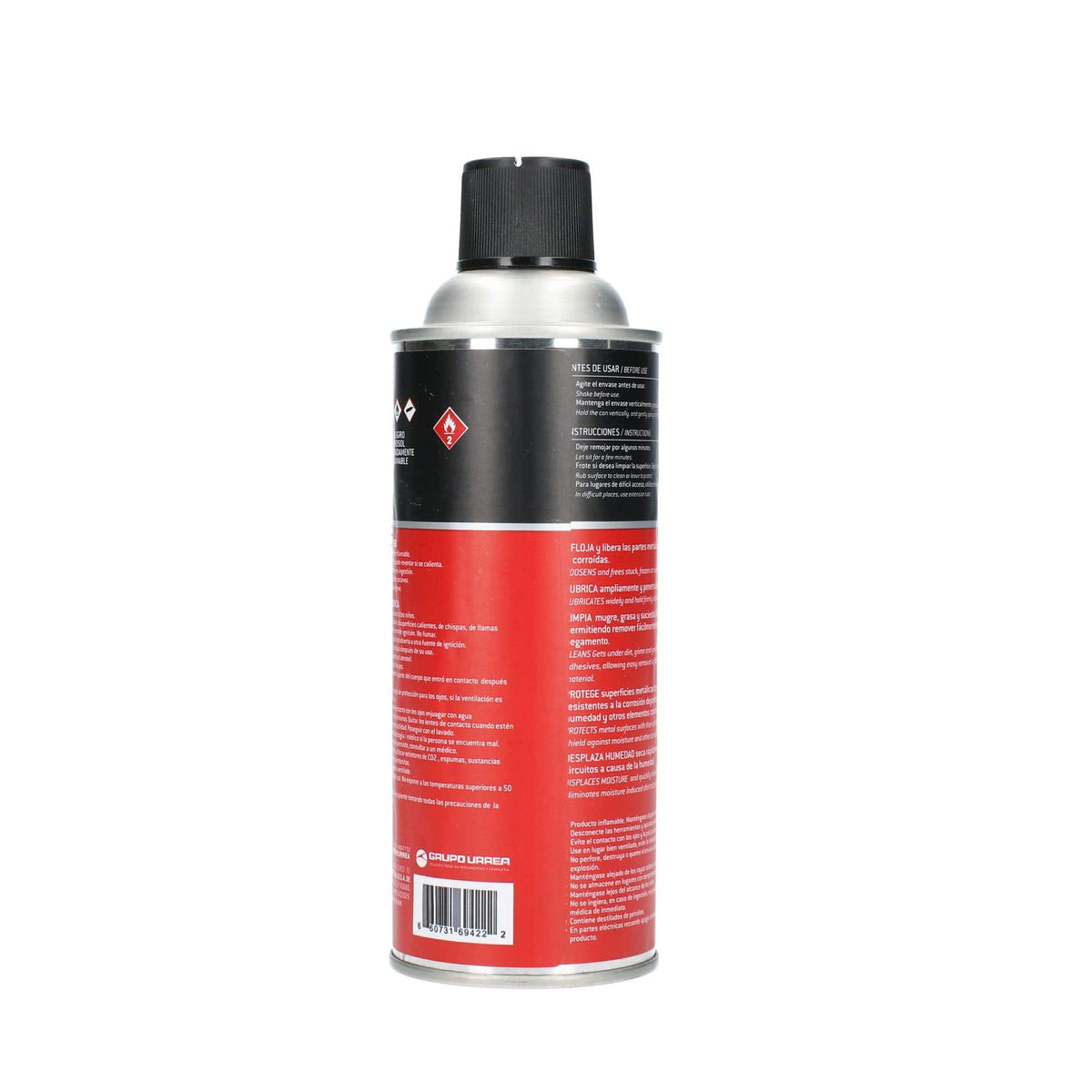 Aceite Aflojatodo Dieléctrico 400 ml, Urrea U40