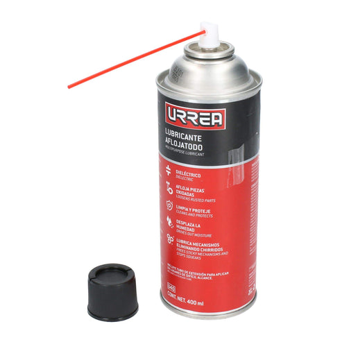 Aceite Aflojatodo Dieléctrico 400 ml, Urrea U40