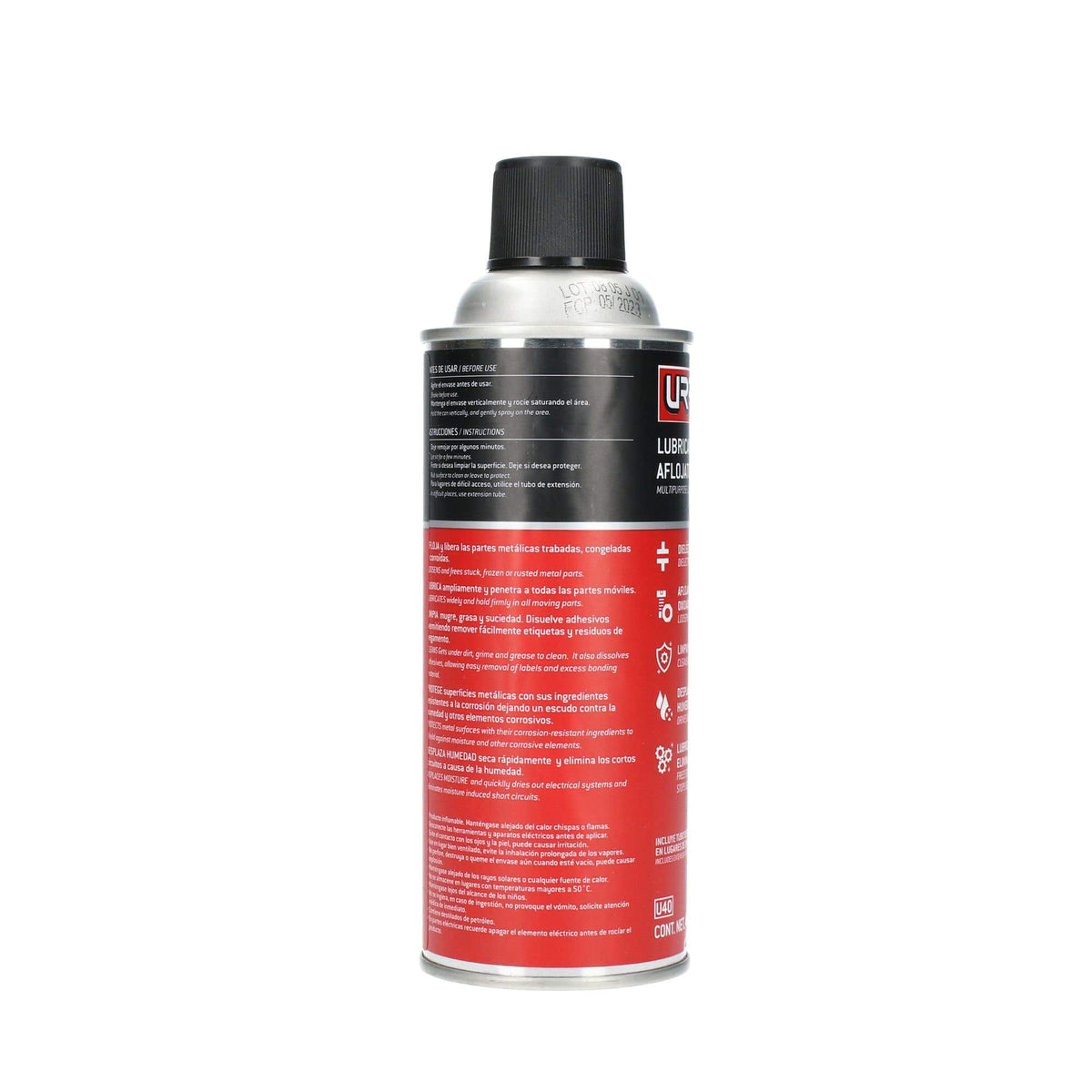 Aceite Aflojatodo Dieléctrico 400 ml, Urrea U40