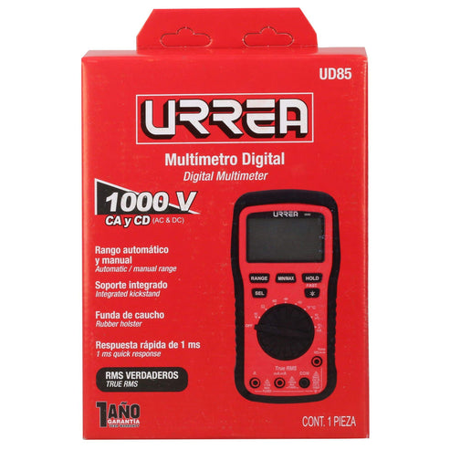 Multímetro Digital Manual Y Autorango, Urrea UD85