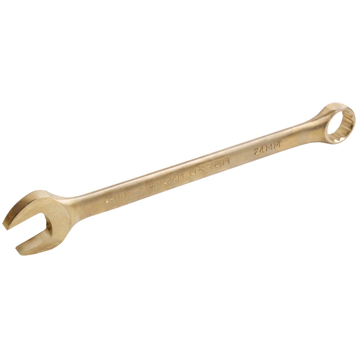 Llave Combinada De Bronce-Aluminio Antichispa, 12 Puntas, Urrea UH1224M