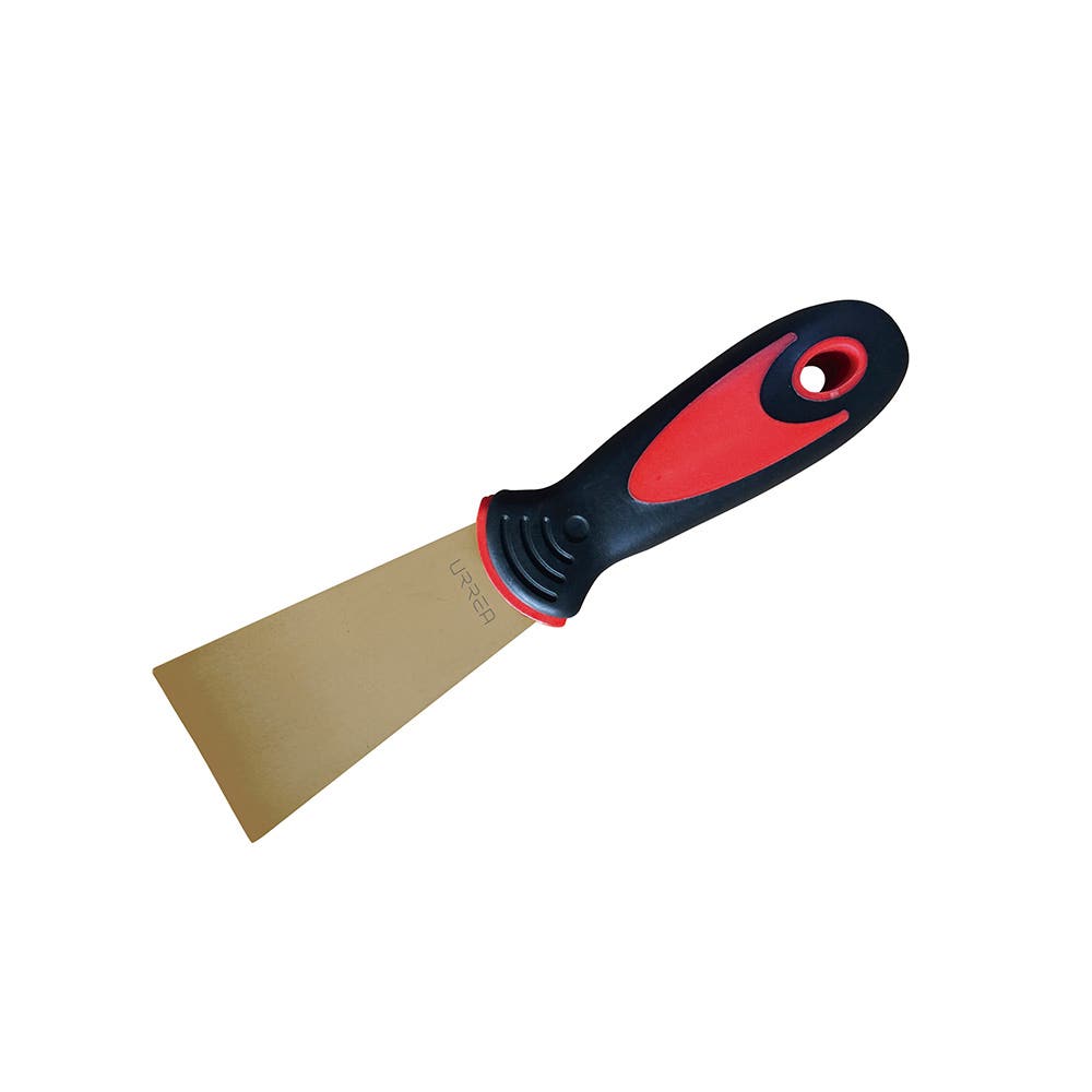 Espátula De Bronce-Aluminio Antichispa Con Mango Bimaterial 4 x 3-1/2, Urrea UH654