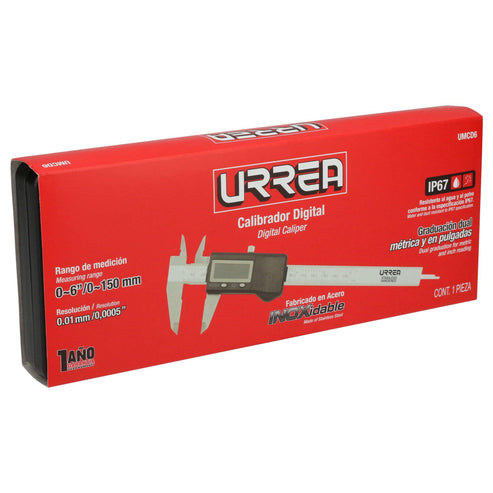 Calibrador Pie De Rey Digital 0-6, Urrea UMCD6