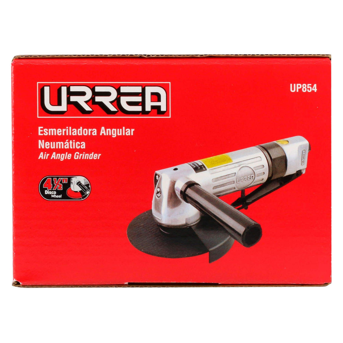 Esmeriladora Neumática Angular Para Discos Con Diámetro De 4-1/2 11, 000 RPM, Urrea UP854