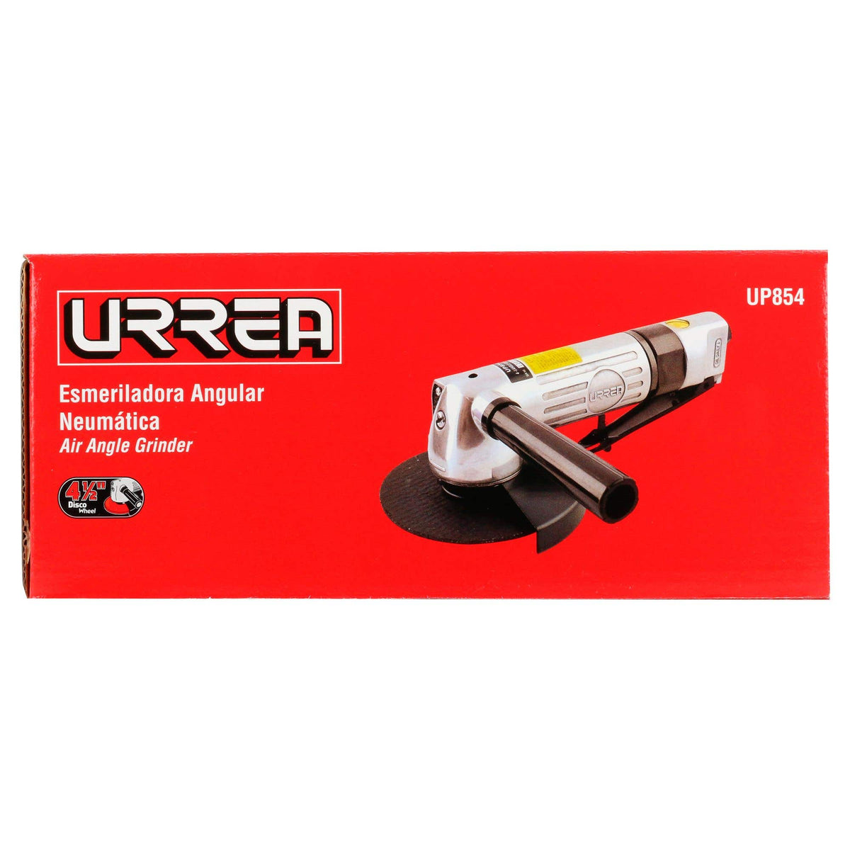 Esmeriladora Neumática Angular Para Discos Con Diámetro De 4-1/2 11, 000 RPM, Urrea UP854