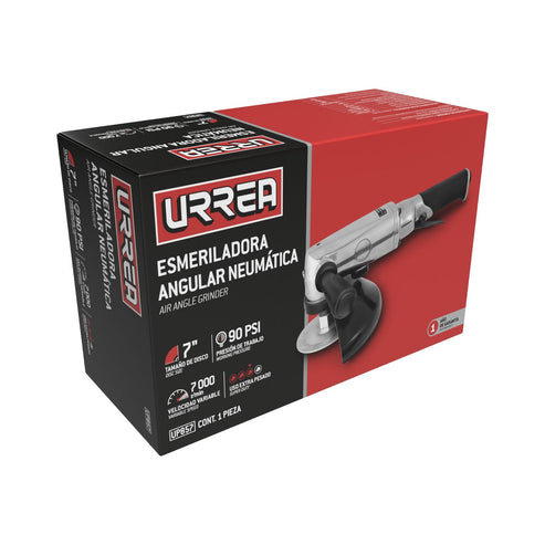 Esmeriladora Neumática Angular Para Discos Con Diámetro De 7 7, 000 RPM, Urrea UP857