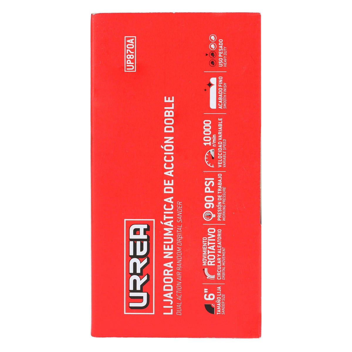 Lijadora Neumática Acción Dual 6 10, 000 RPM, Urrea UP870A