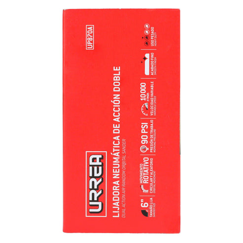 Lijadora Neumática Acción Dual 6 10, 000 RPM, Urrea UP870A
