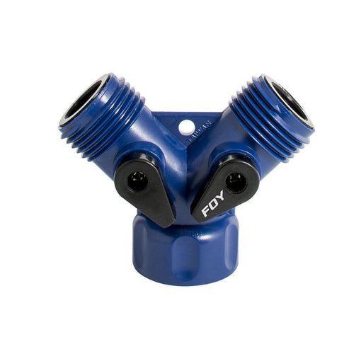 Adaptador Para Manguera De Riego En Y De Plástico, 11.5 cm x 7.2 cm, Foy VALY01P