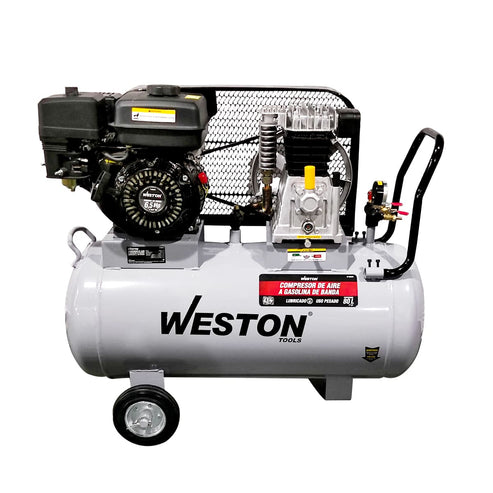 Compresor de Aire a Gasolina Uso Pesado 6.5HP 80L | W-60070