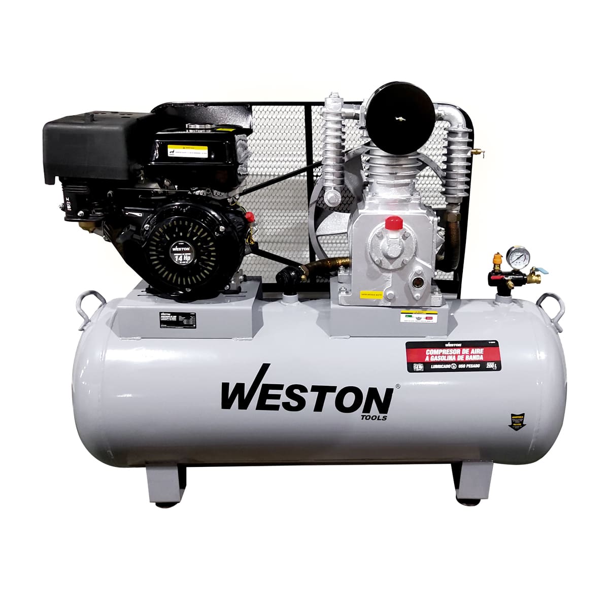 COMPRESOR DE AIRE A GASOLINA USO PESADO 14HP 200L-W-60072