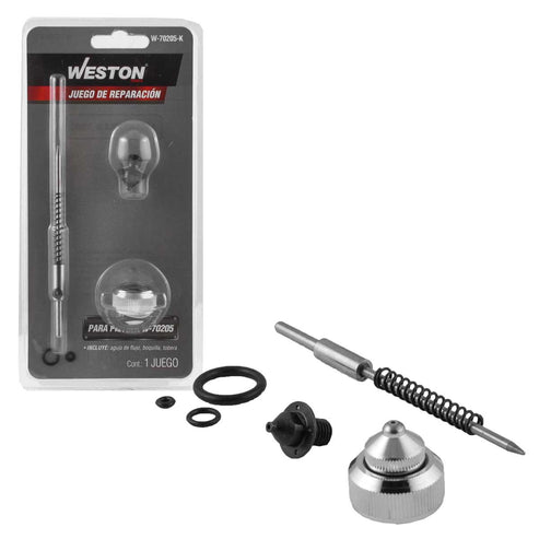 Kit De Reparación Para W-70205 (Aguja De Flujo, Boquilla Y Tobera) | W-70205-K