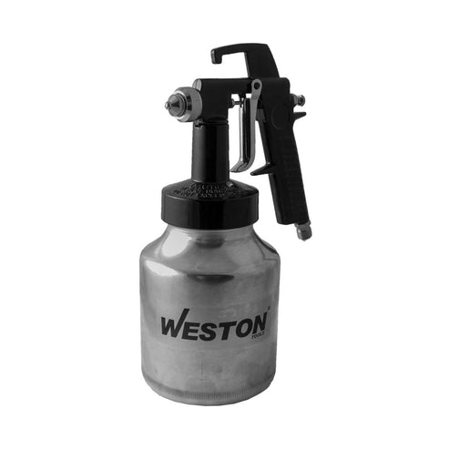 Pistola Para Pintar Baja Presión De Succión Vaso Aluminio 1LT PSI Max 50 Entrada De Aire Inferior | W-70205