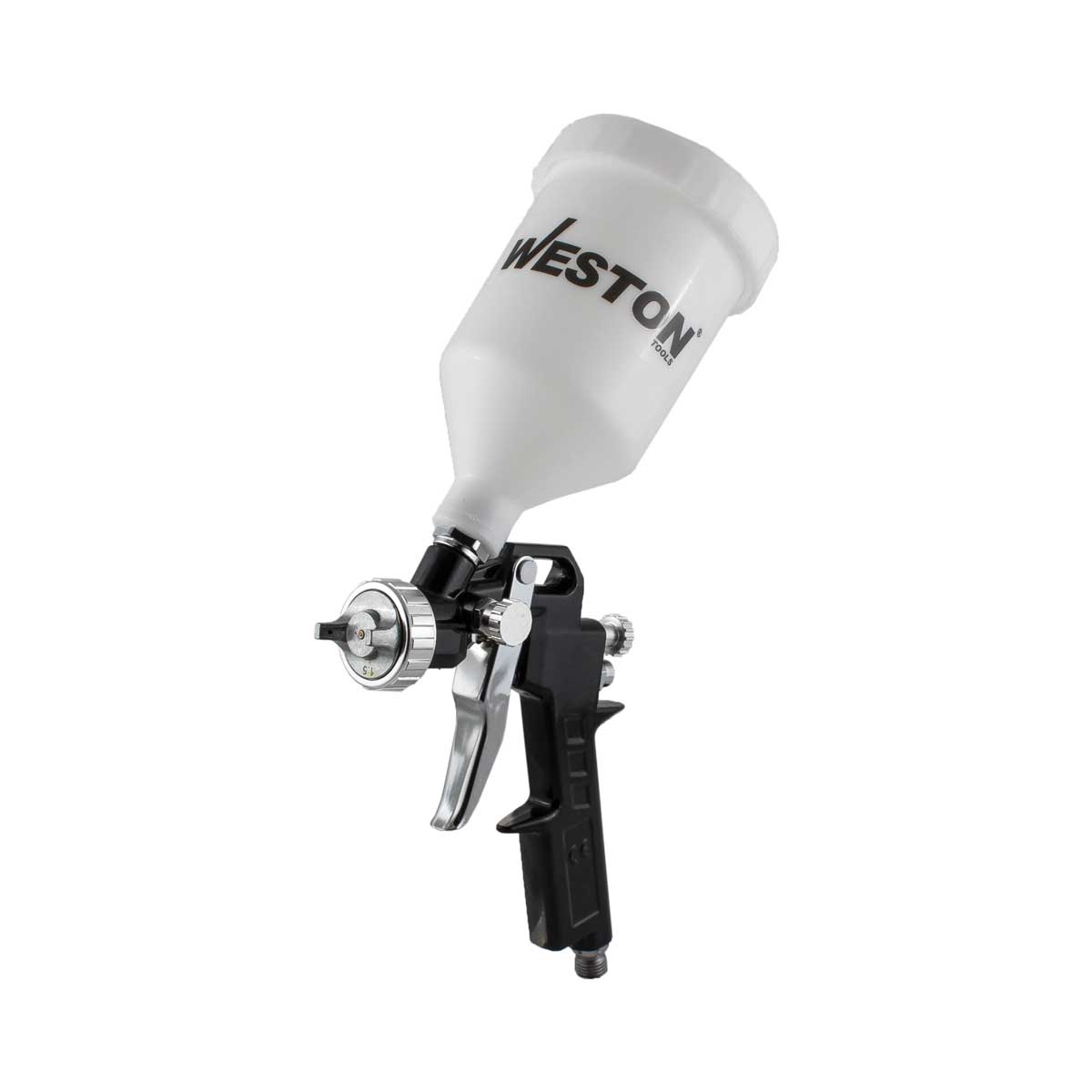 Pistola Para Pintar Alta Presión De Gravedad Vaso Plástico 600ML PSI Max 70 | W-70225