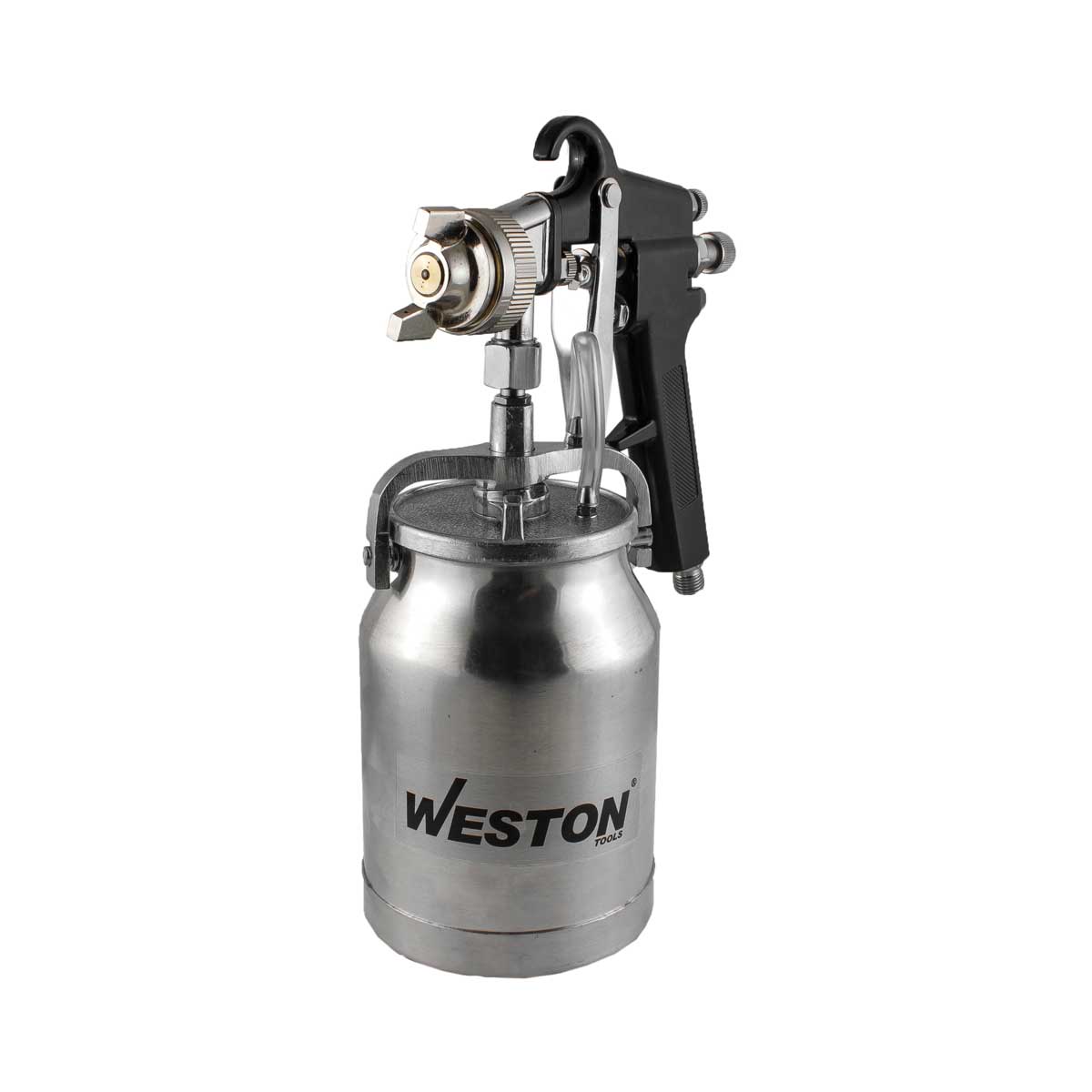 Pistola Para Pintar Alta Presión De Succión Vaso Aluminio 1LT 70 PSI | W-70230