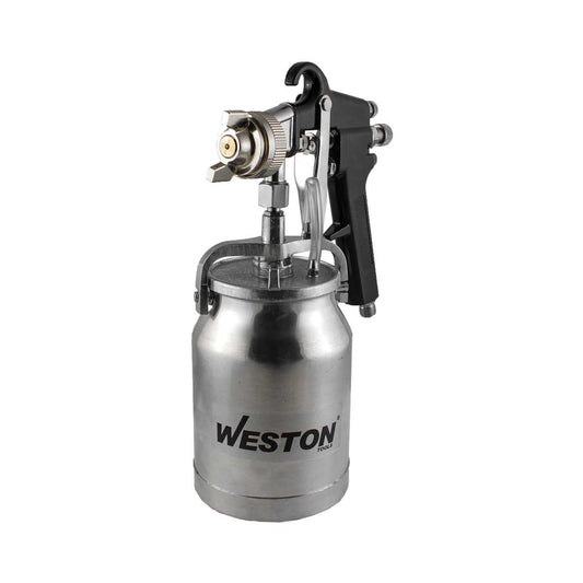 Pistola Para Pintar Alta Presión De Succión Vaso Aluminio 1LT 70 PSI | W-70230