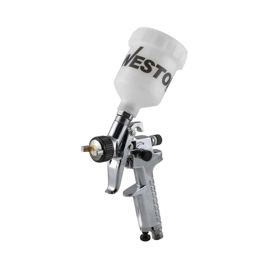 PISTOLA P/RETOQUE D/GRAVEDAD VASO PLASTICO 125ML PSI MAX 50 W-70240